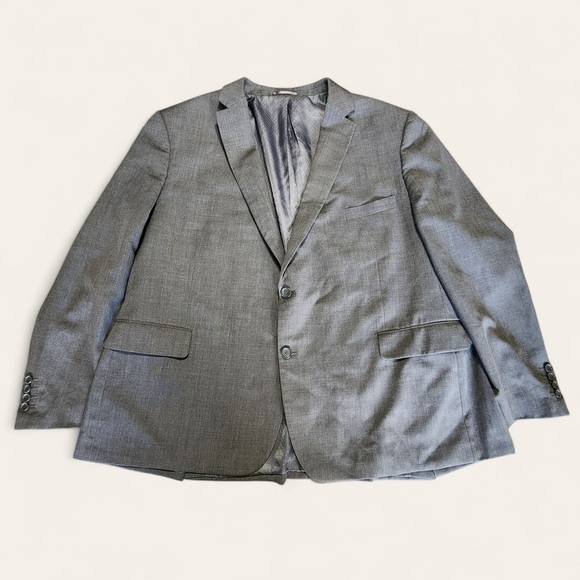 Mantoni gray Super 140’s wool blazer 54R (44R US) 2-button men’s suit jacket - Picture 1 of 10
